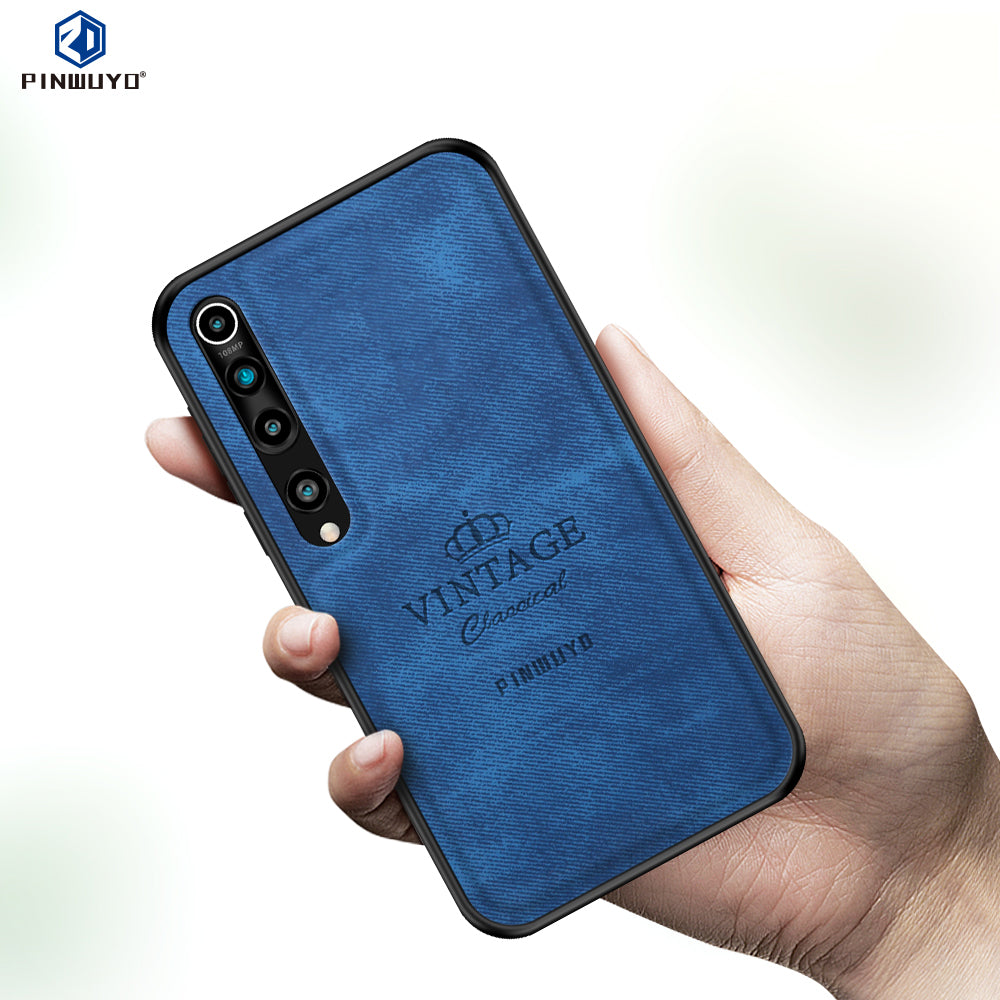 PINWUYO Honorable Series Leather Coated PC TPU Phone Case for Xiaomi Mi 10/Mi 10 Pro