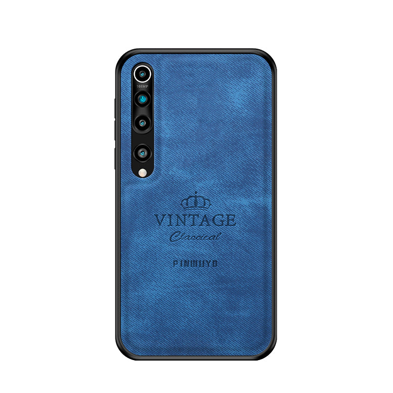 PINWUYO Honorable Series Leather Coated PC TPU Phone Case for Xiaomi Mi 10/Mi 10 Pro