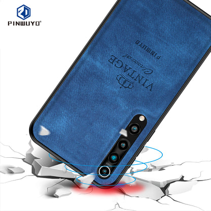 PINWUYO Honorable Series Leather Coated PC TPU Phone Case for Xiaomi Mi 10/Mi 10 Pro