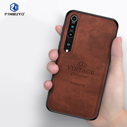 PINWUYO Honorable Series Leather Coated PC TPU Phone Case for Xiaomi Mi 10/Mi 10 Pro