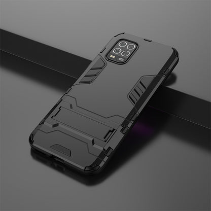 2 in 1 Hybrid PC + TPU Phone Case with Kickstand for Xiaomi Mi 10 Lite 5G
