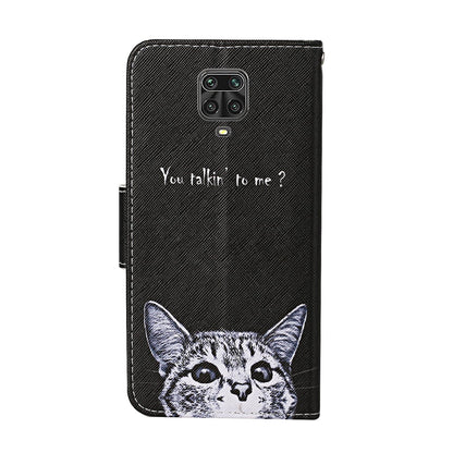 Pattern Printing Flip Leather Wallet Phone Case for Xiaomi Redmi Note 9 Pro