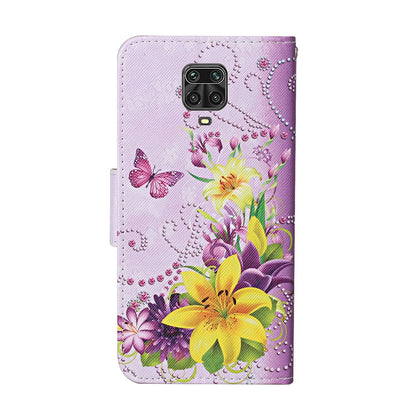 Pattern Printing Flip Leather Wallet Phone Case for Xiaomi Redmi Note 9 Pro