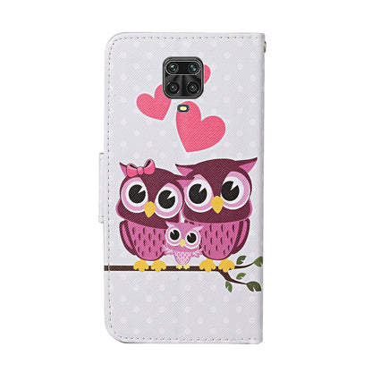 Pattern Printing Flip Leather Wallet Phone Case for Xiaomi Redmi Note 9 Pro