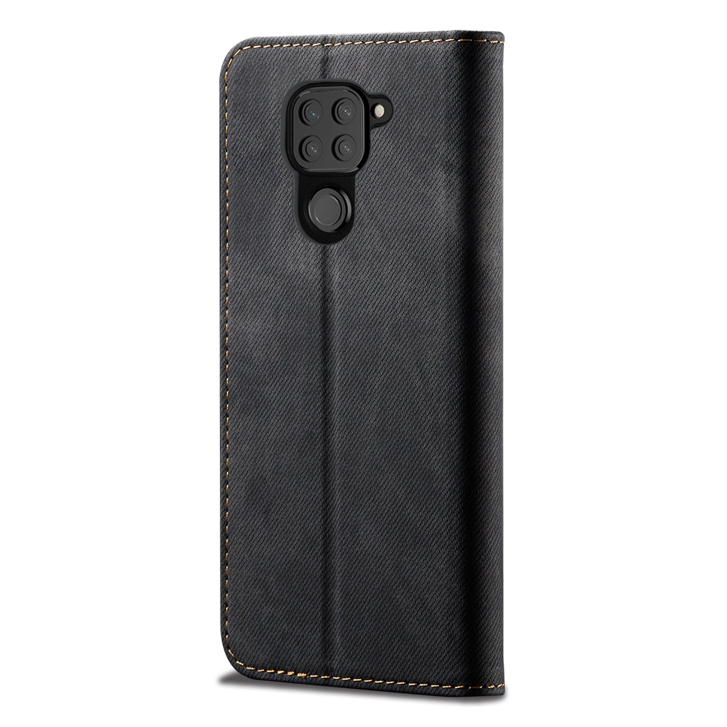 Retro Style Jeans Cloth Leather Shell for Xiaomi Redmi Note 9/Redmi 10X 4G
