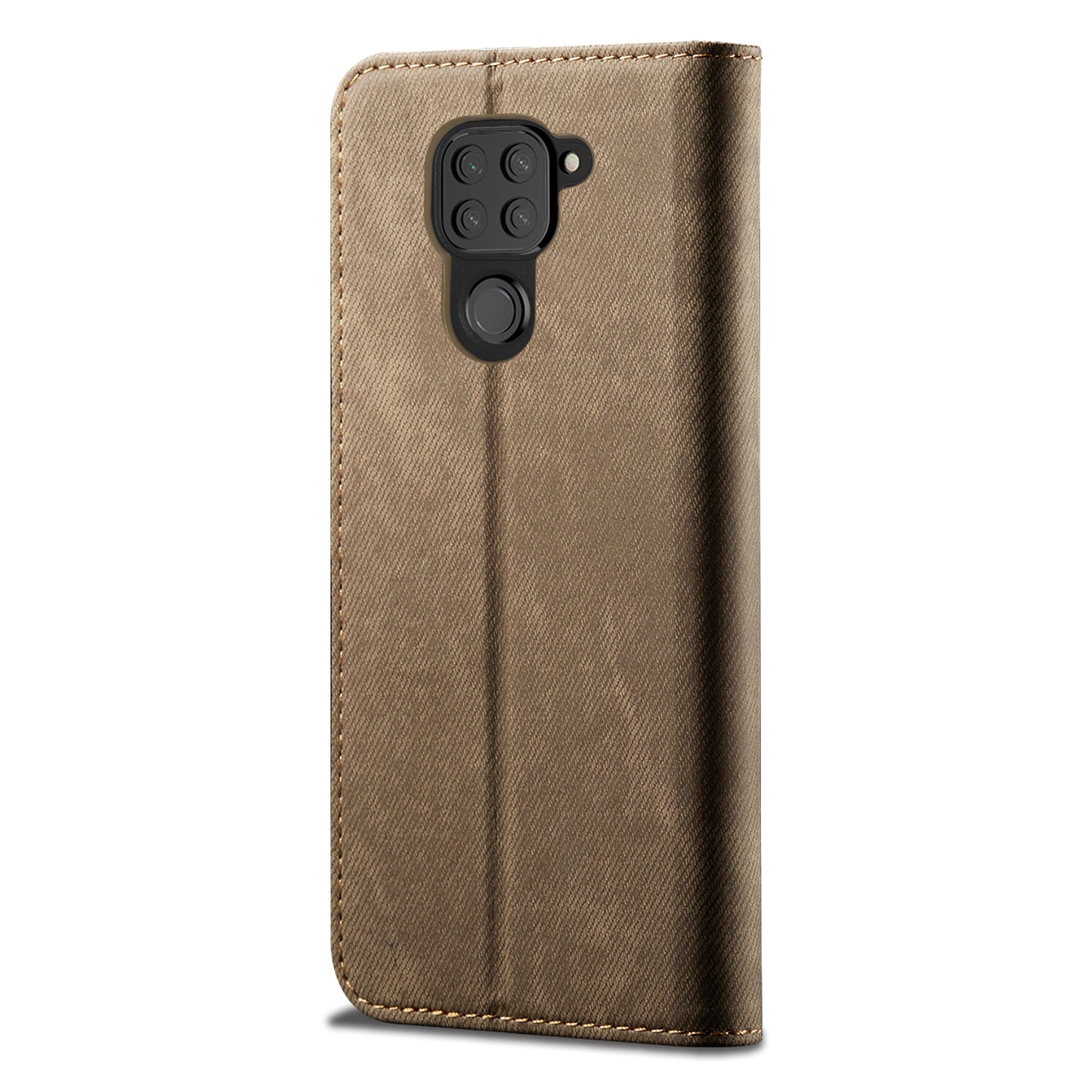 Retro Style Jeans Cloth Leather Shell for Xiaomi Redmi Note 9/Redmi 10X 4G