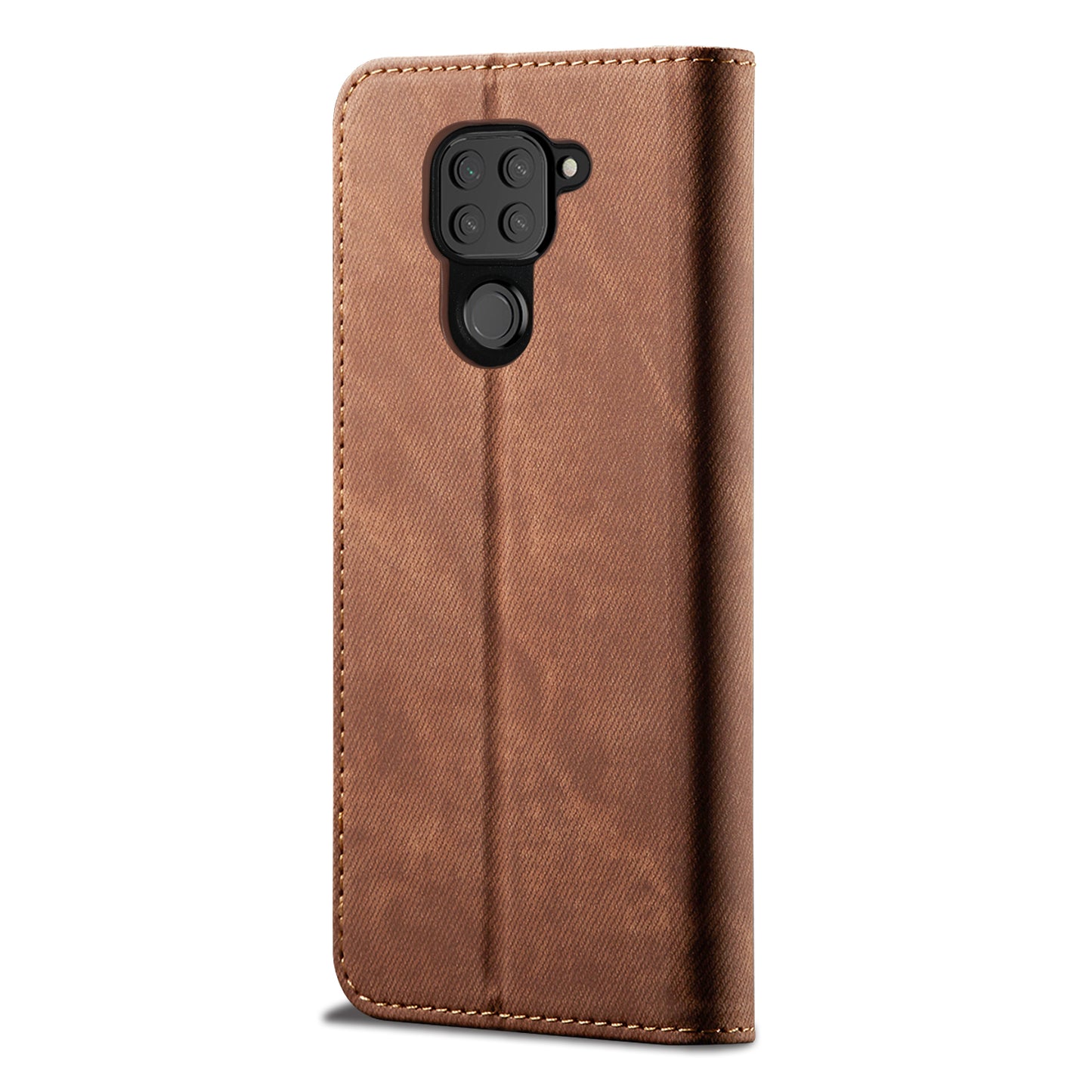 Retro Style Jeans Cloth Leather Shell for Xiaomi Redmi Note 9/Redmi 10X 4G