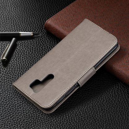 Imprint Butterflies Wallet Stand Flip Leather Phone Shell for Xiaomi Redmi 9