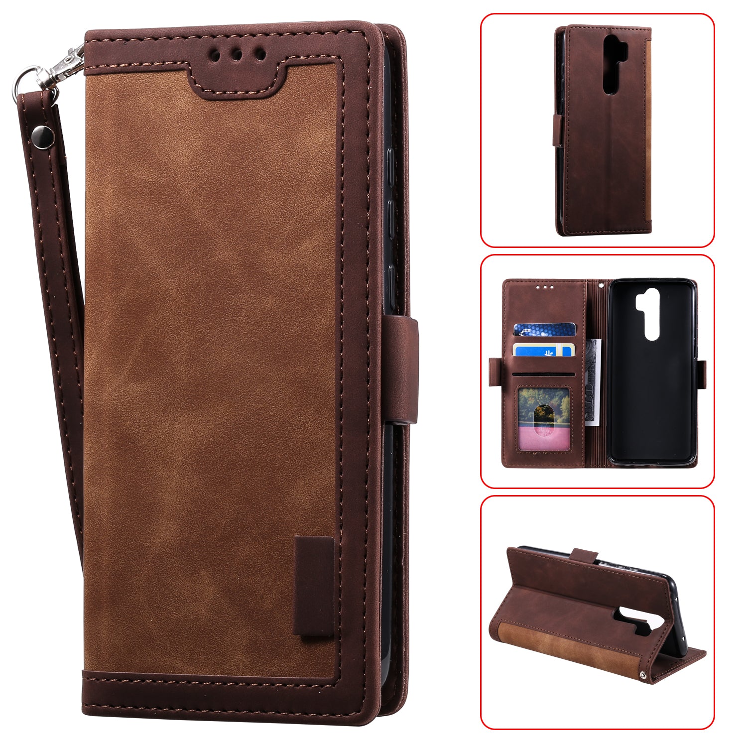 Retro with Wallet Leather Phone Shell for Xiaomi Redmi 9