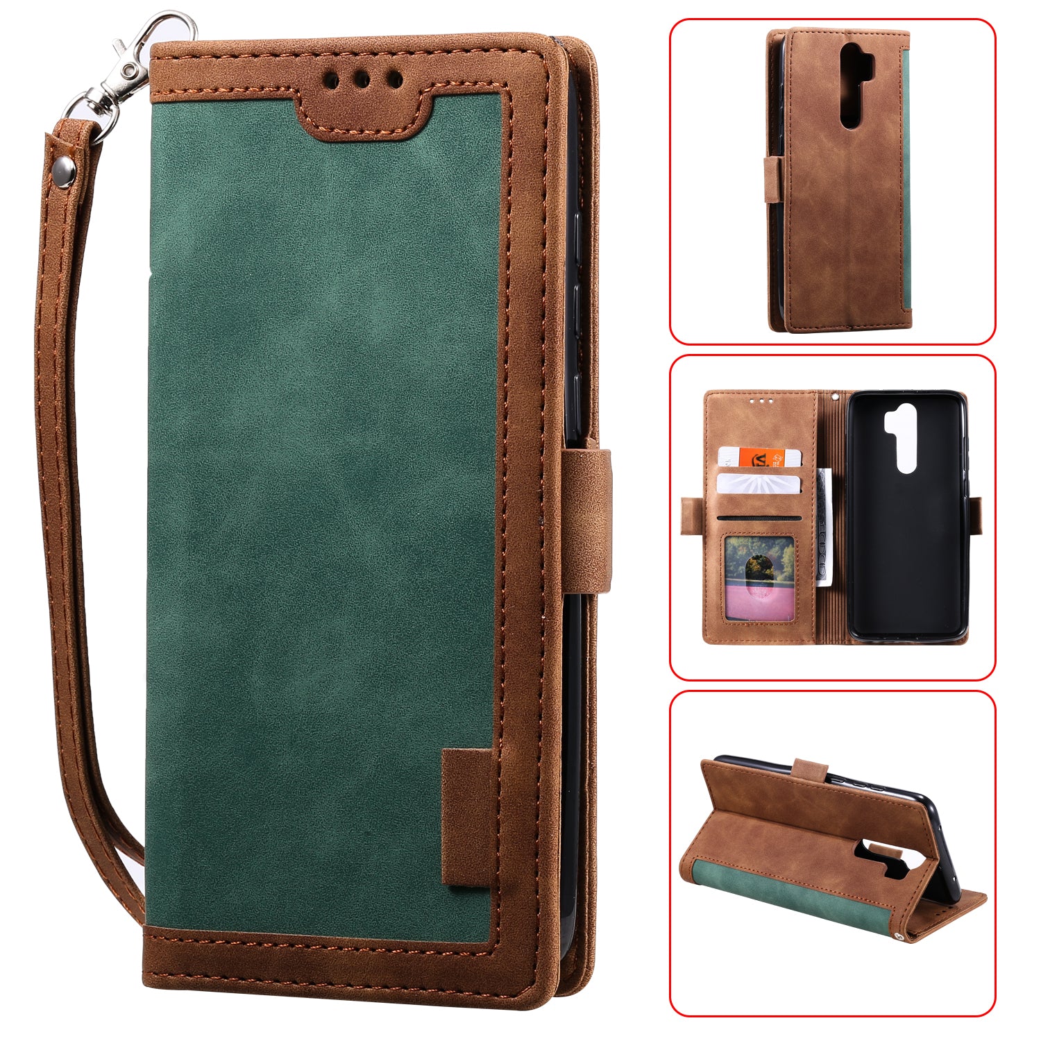 Retro with Wallet Leather Phone Shell for Xiaomi Redmi 9