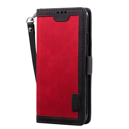 Rerto Splicing Leather Cover with Wallet for Xiaomi Redmi 9A