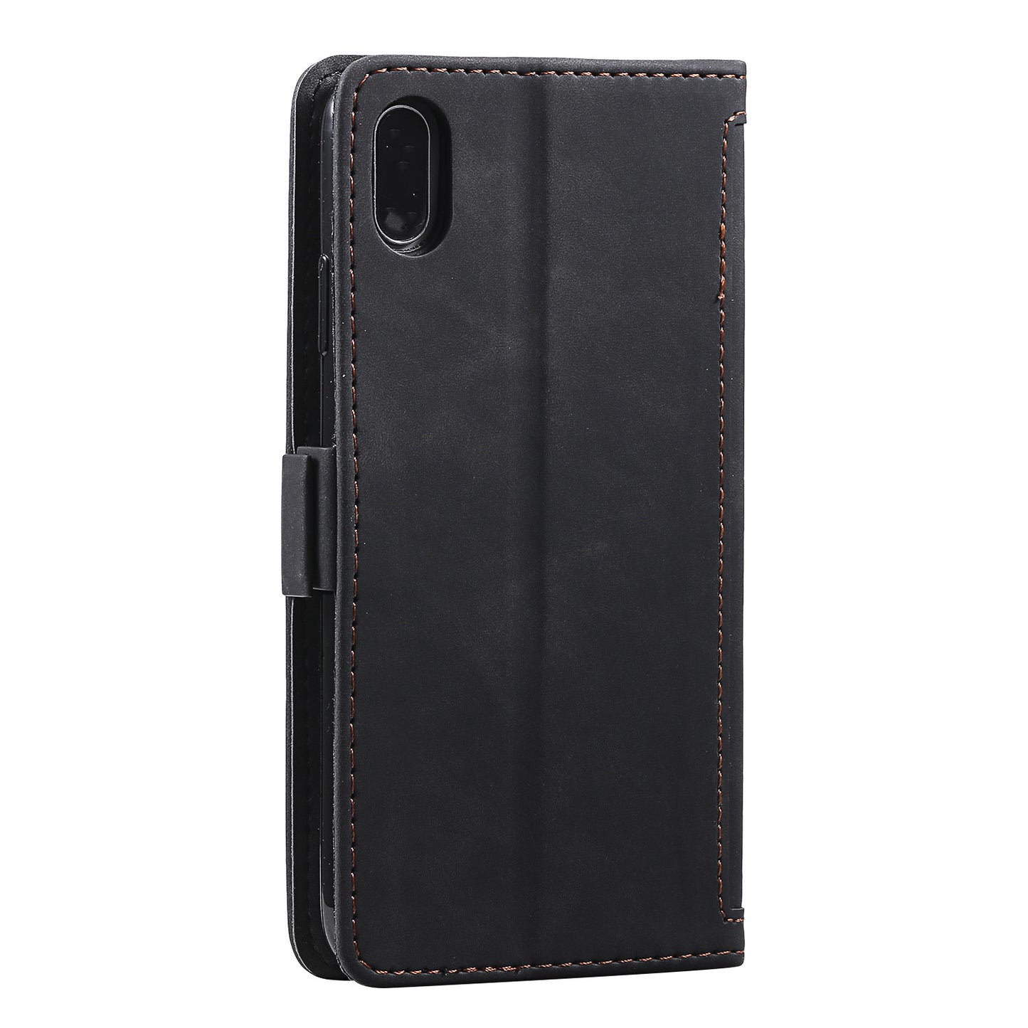 Rerto Splicing Leather Cover with Wallet for Xiaomi Redmi 9A
