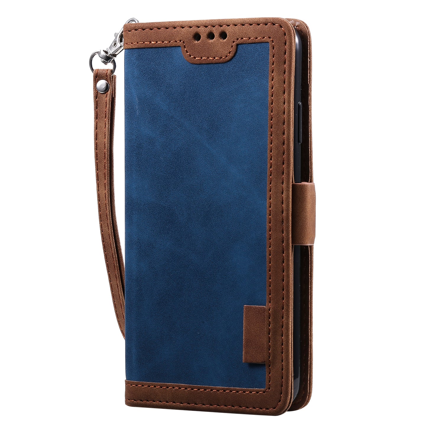 Rerto Splicing Leather Cover with Wallet for Xiaomi Redmi 9A