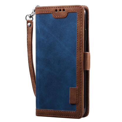 Rerto Splicing Leather Cover with Wallet for Xiaomi Redmi 9A