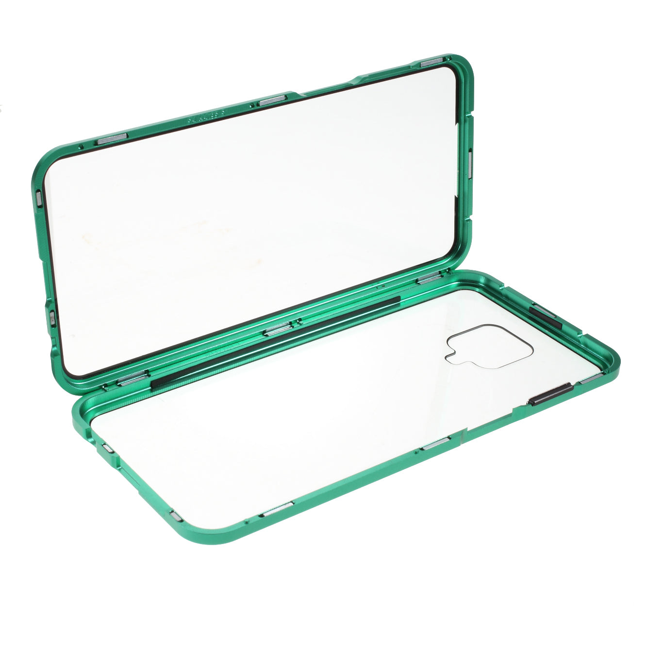 Metal+Tempered Glass Detachable 2-in-1 Shell for Xiaomi Redmi Note 9S/Note 9 Pro/Note 9 Pro Max