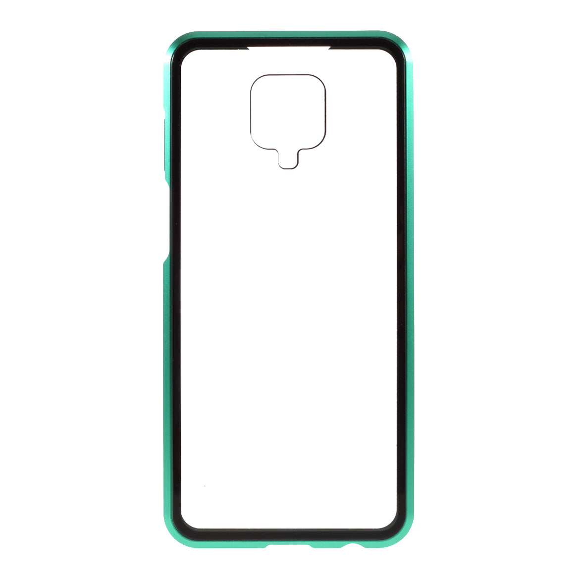 Metal+Tempered Glass Detachable 2-in-1 Shell for Xiaomi Redmi Note 9S/Note 9 Pro/Note 9 Pro Max