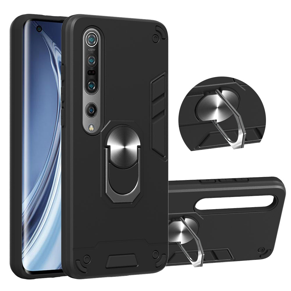 Detachable 2-in-1 PC + TPU Case [with Kickstand and Magnetic Holder Metal Sheet] for Xiaomi Mi 10/Mi 10 Pro 5G