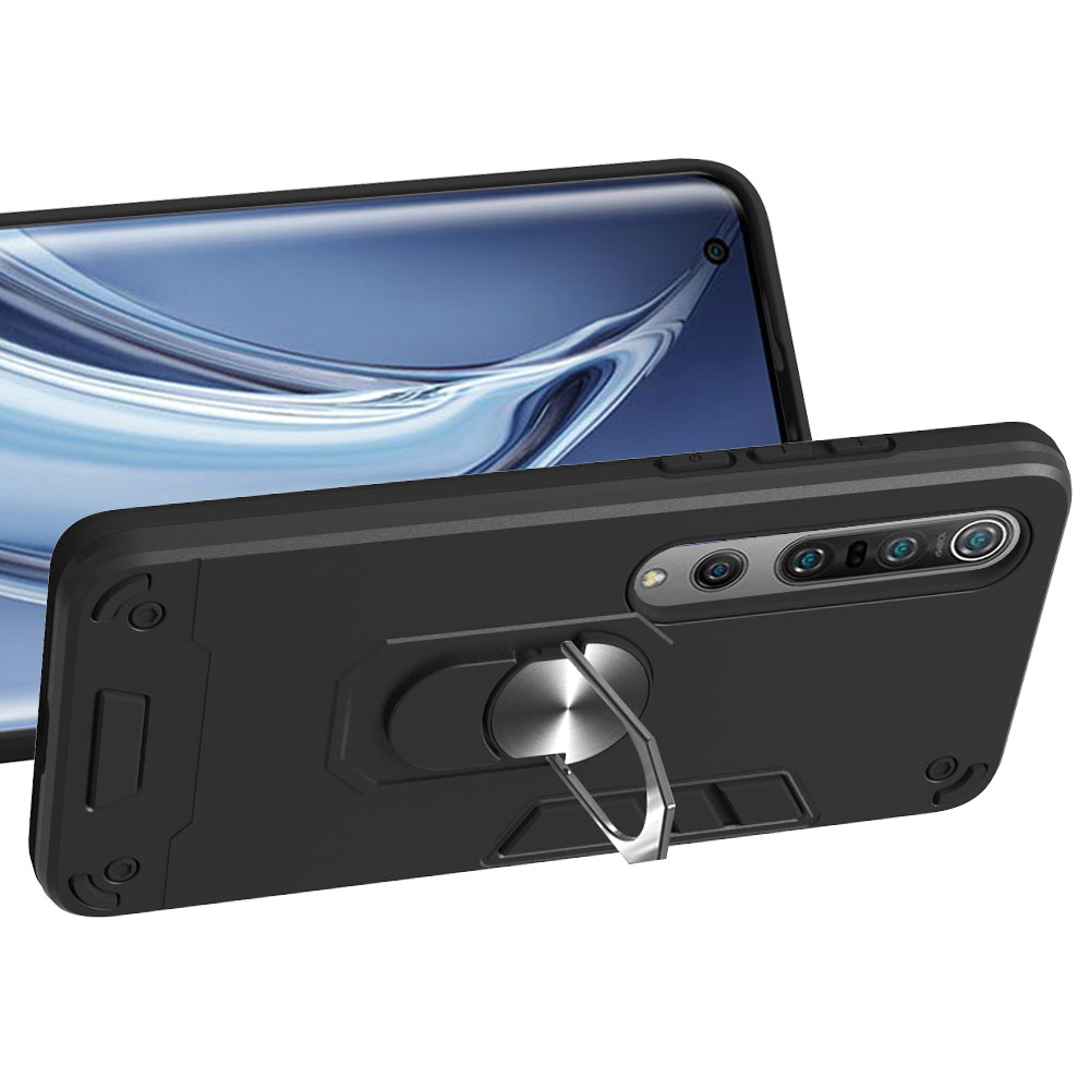 Detachable 2-in-1 PC + TPU Case [with Kickstand and Magnetic Holder Metal Sheet] for Xiaomi Mi 10/Mi 10 Pro 5G
