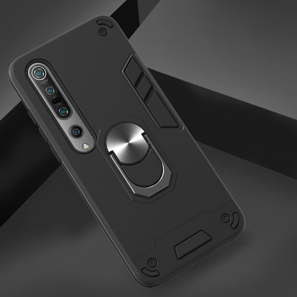 Detachable 2-in-1 PC + TPU Case [with Kickstand and Magnetic Holder Metal Sheet] for Xiaomi Mi 10/Mi 10 Pro 5G