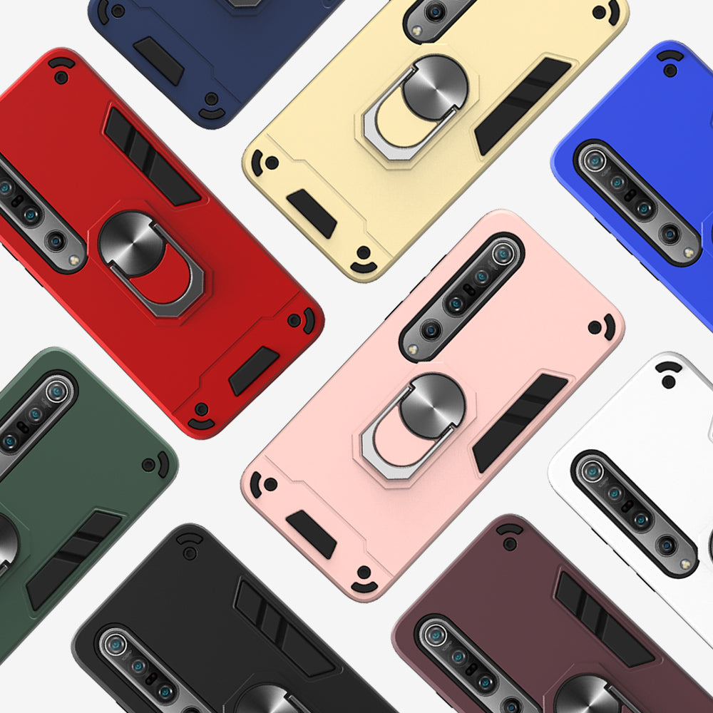 Detachable 2-in-1 PC + TPU Case [with Kickstand and Magnetic Holder Metal Sheet] for Xiaomi Mi 10/Mi 10 Pro 5G