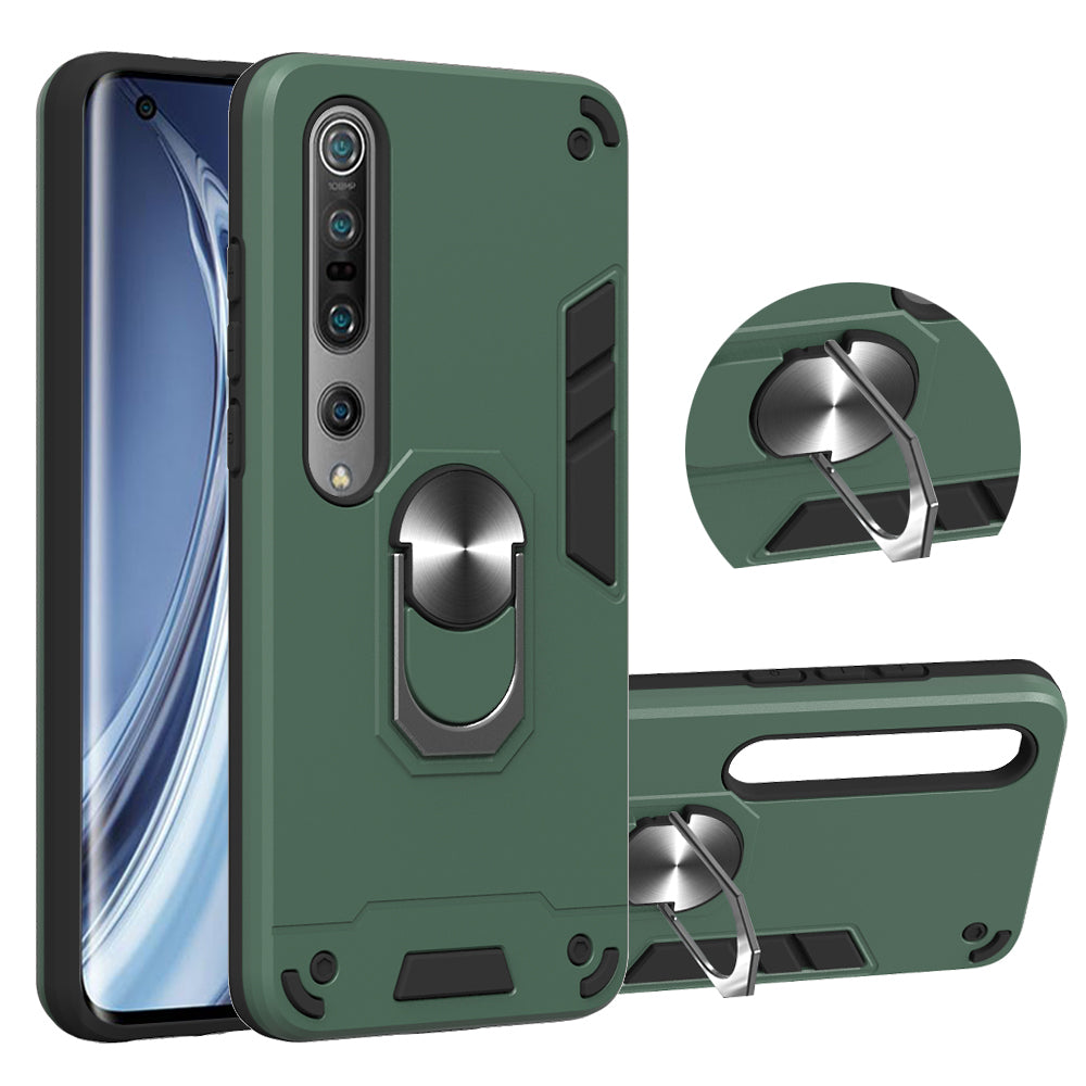 Detachable 2-in-1 PC + TPU Case [with Kickstand and Magnetic Holder Metal Sheet] for Xiaomi Mi 10/Mi 10 Pro 5G