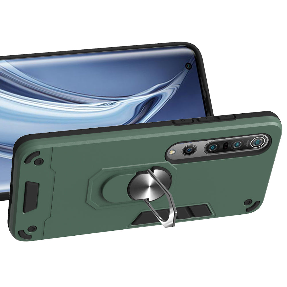 Detachable 2-in-1 PC + TPU Case [with Kickstand and Magnetic Holder Metal Sheet] for Xiaomi Mi 10/Mi 10 Pro 5G