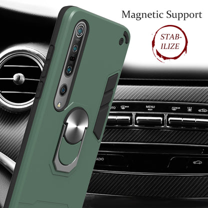 Detachable 2-in-1 PC + TPU Case [with Kickstand and Magnetic Holder Metal Sheet] for Xiaomi Mi 10/Mi 10 Pro 5G