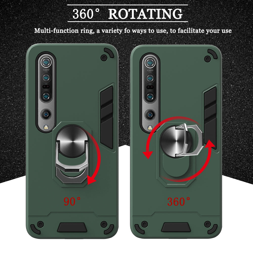 Detachable 2-in-1 PC + TPU Case [with Kickstand and Magnetic Holder Metal Sheet] for Xiaomi Mi 10/Mi 10 Pro 5G