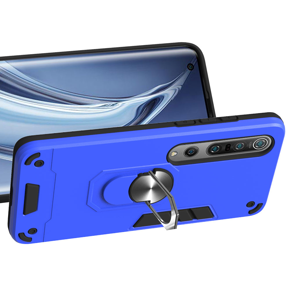 Detachable 2-in-1 PC + TPU Case [with Kickstand and Magnetic Holder Metal Sheet] for Xiaomi Mi 10/Mi 10 Pro 5G