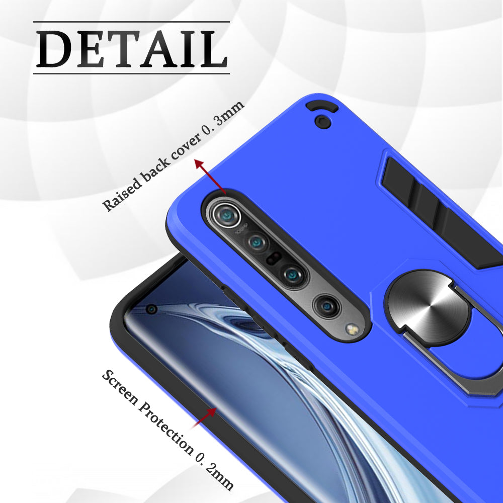 Detachable 2-in-1 PC + TPU Case [with Kickstand and Magnetic Holder Metal Sheet] for Xiaomi Mi 10/Mi 10 Pro 5G
