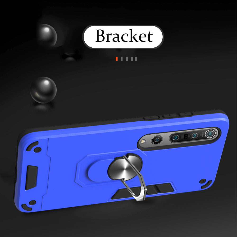 Detachable 2-in-1 PC + TPU Case [with Kickstand and Magnetic Holder Metal Sheet] for Xiaomi Mi 10/Mi 10 Pro 5G