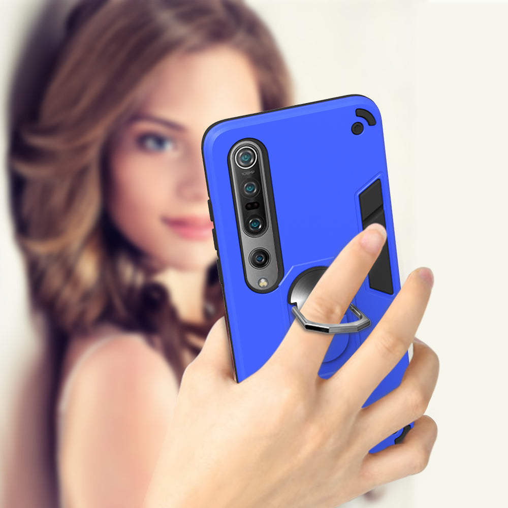 Detachable 2-in-1 PC + TPU Case [with Kickstand and Magnetic Holder Metal Sheet] for Xiaomi Mi 10/Mi 10 Pro 5G