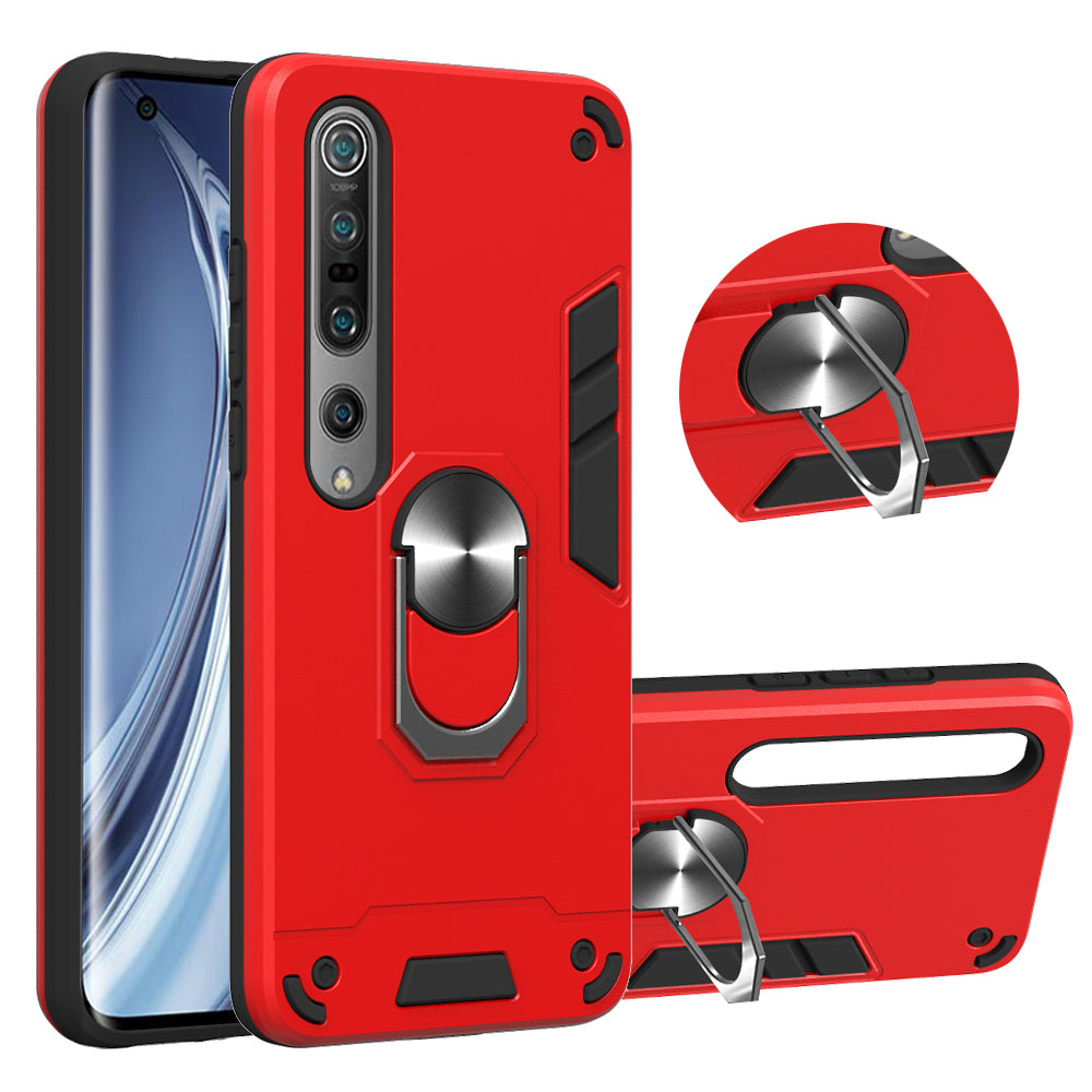 Detachable 2-in-1 PC + TPU Case [with Kickstand and Magnetic Holder Metal Sheet] for Xiaomi Mi 10/Mi 10 Pro 5G