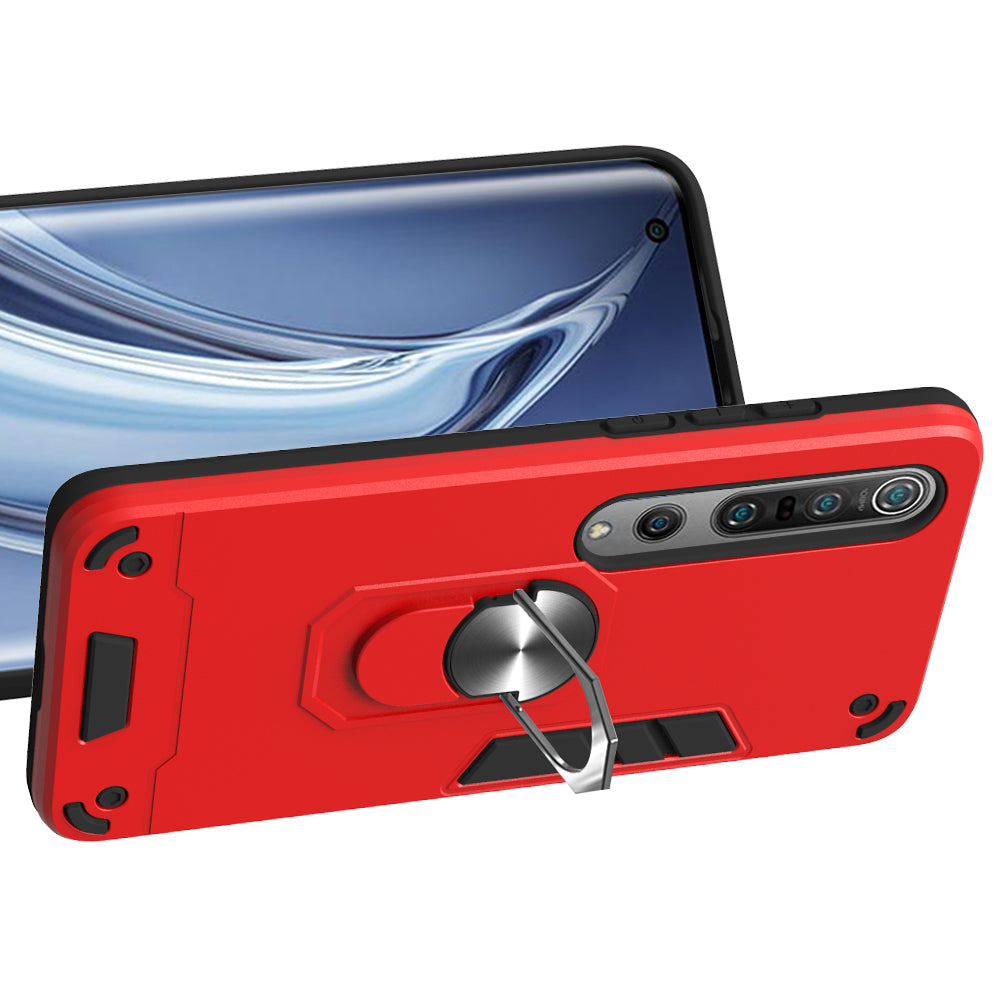 Detachable 2-in-1 PC + TPU Case [with Kickstand and Magnetic Holder Metal Sheet] for Xiaomi Mi 10/Mi 10 Pro 5G