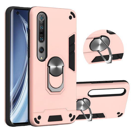 Detachable 2-in-1 PC + TPU Case [with Kickstand and Magnetic Holder Metal Sheet] for Xiaomi Mi 10/Mi 10 Pro 5G