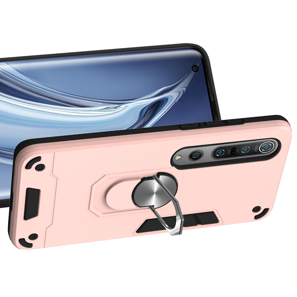 Detachable 2-in-1 PC + TPU Case [with Kickstand and Magnetic Holder Metal Sheet] for Xiaomi Mi 10/Mi 10 Pro 5G