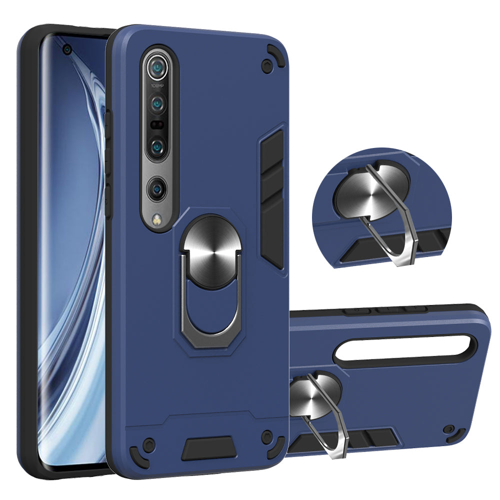 Detachable 2-in-1 PC + TPU Case [with Kickstand and Magnetic Holder Metal Sheet] for Xiaomi Mi 10/Mi 10 Pro 5G