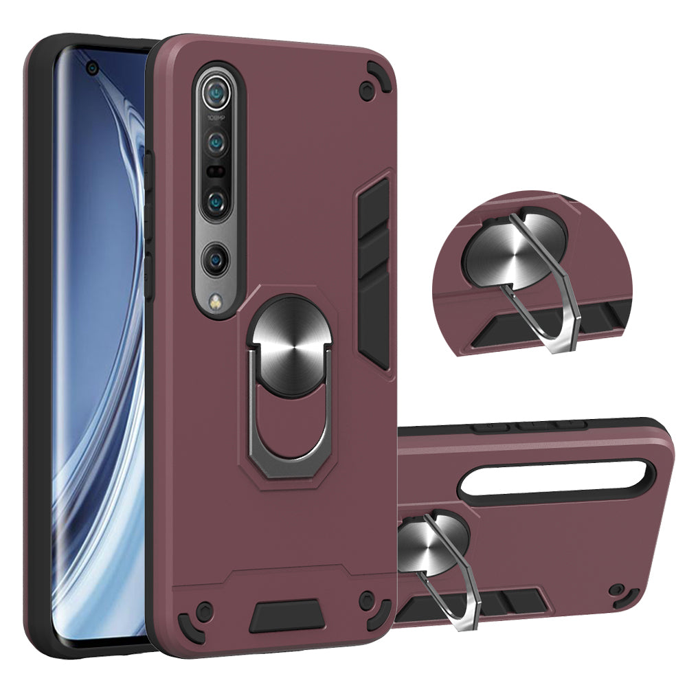 Detachable 2-in-1 PC + TPU Case [with Kickstand and Magnetic Holder Metal Sheet] for Xiaomi Mi 10/Mi 10 Pro 5G