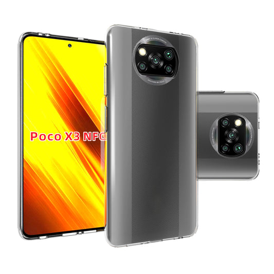 10Pcs/Pack Cover for Xiaomi Poco X3 NFC Non-slip Inner Protector TPU Shell