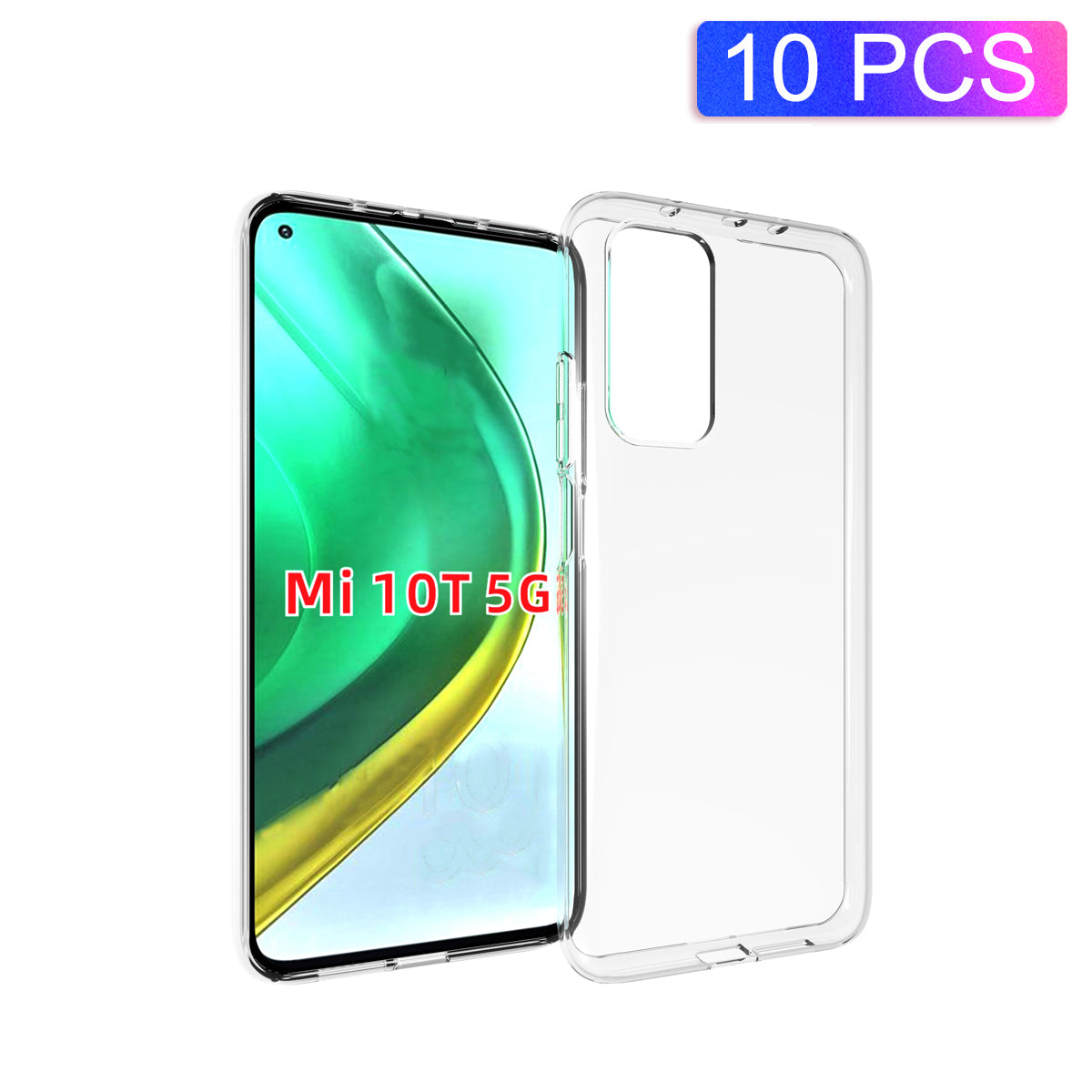 10PCS/Pack Watermark Resistant Soft TPU Case for Xiaomi Mi 10T Pro 5G / Mi 10T 5G / Redmi K30S
