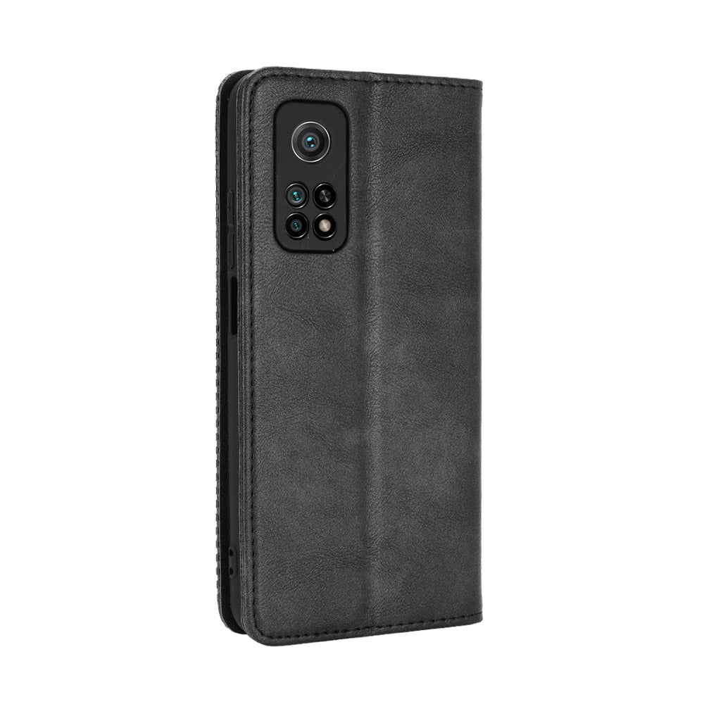 Auto-absorbed Retro Leather Case Cover for Xiaomi Mi 10T 5G/Mi 10T Pro 5G/Redmi K30S