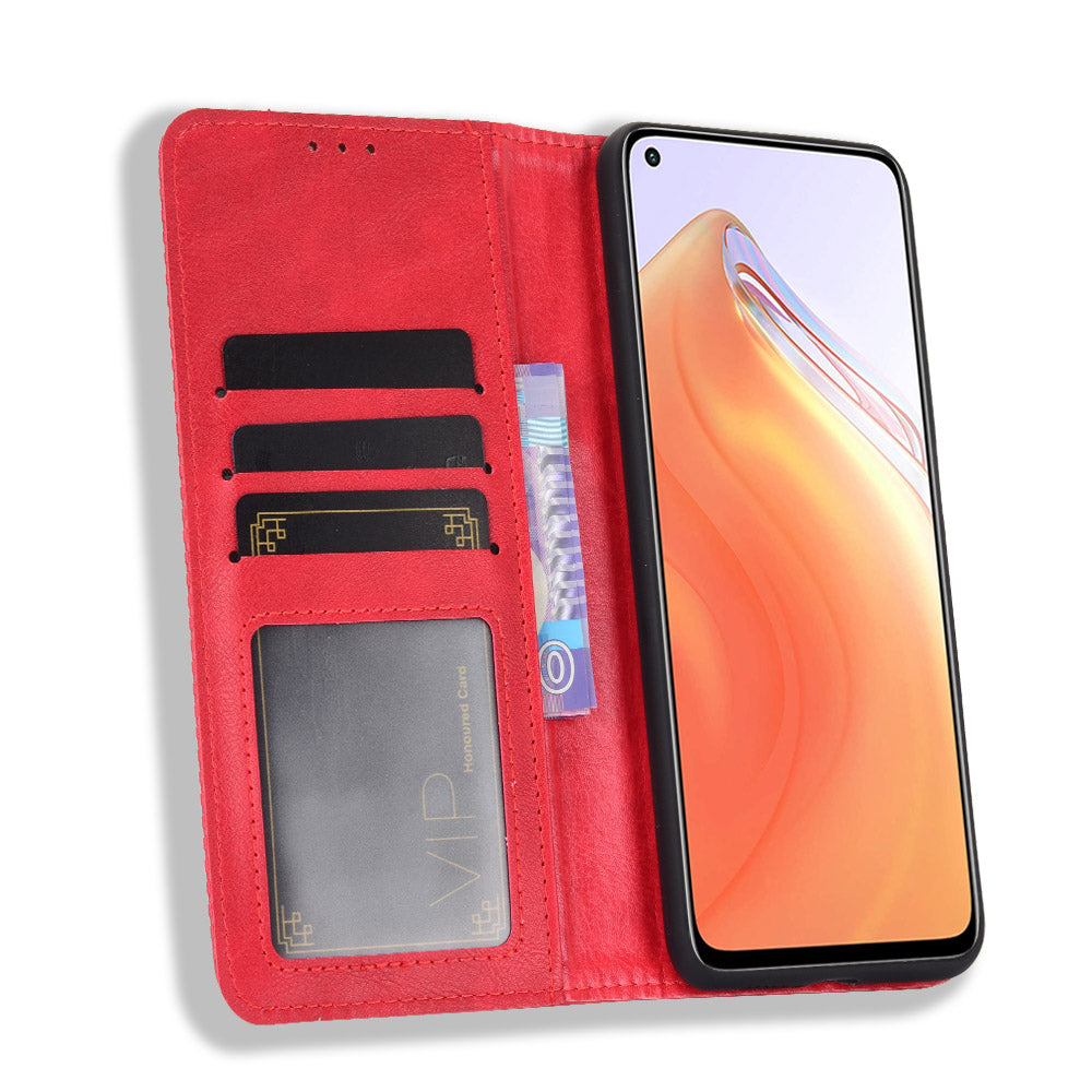 Auto-absorbed Retro Leather Case Cover for Xiaomi Mi 10T 5G/Mi 10T Pro 5G/Redmi K30S