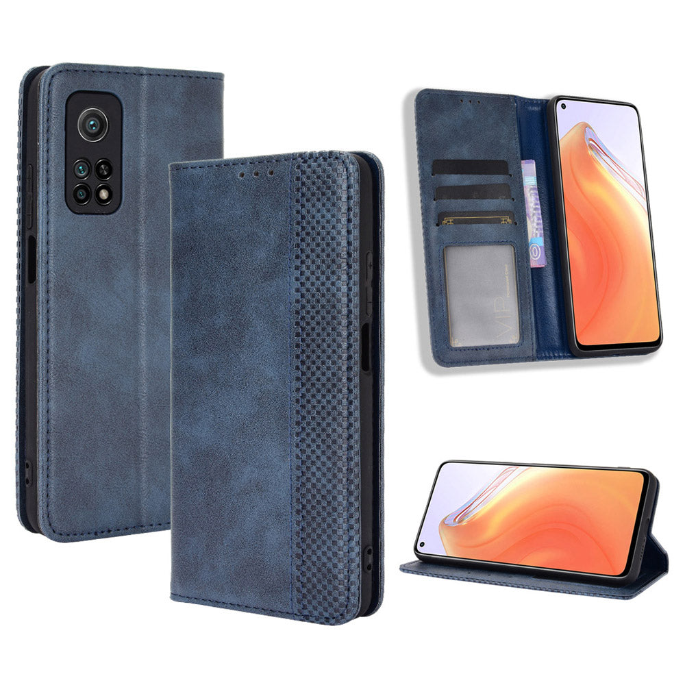 Auto-absorbed Retro Leather Case Cover for Xiaomi Mi 10T 5G/Mi 10T Pro 5G/Redmi K30S