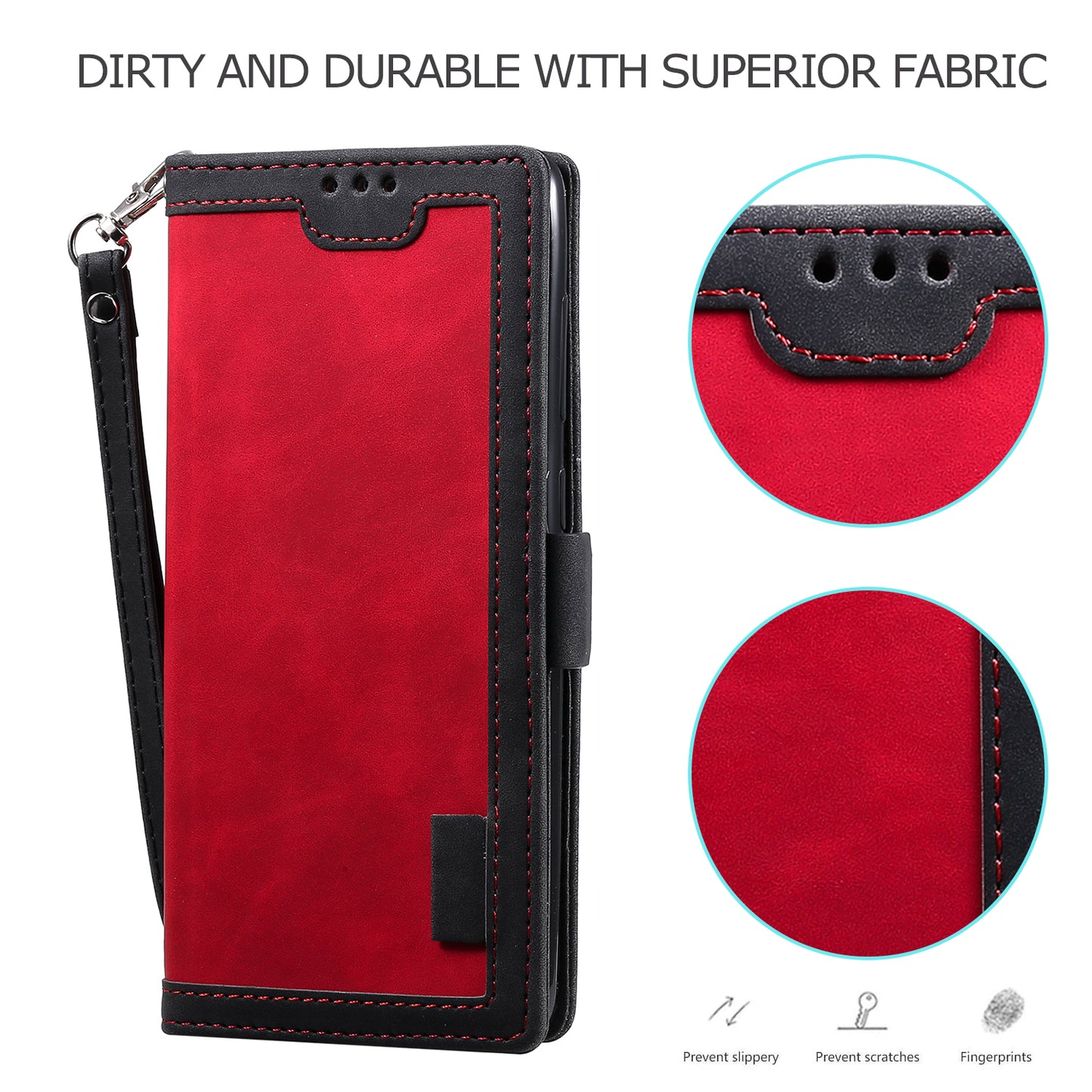 Retro Style Splicing Leather Cover Wallet Case for Xiaomi Mi 10T 5G / Mi 10T Pro 5G / Redmi K30S