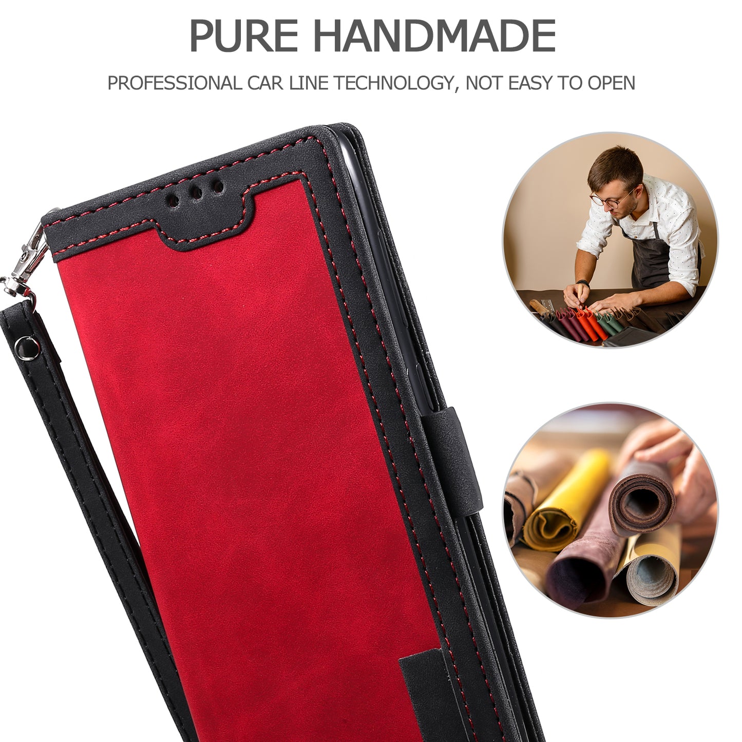 Retro Style Splicing Leather Cover Wallet Case for Xiaomi Mi 10T 5G / Mi 10T Pro 5G / Redmi K30S