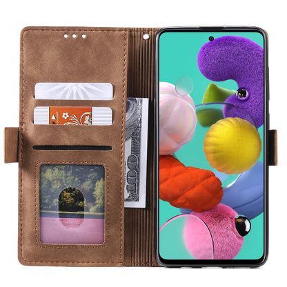 Retro Style Splicing Leather Cover Wallet Case for Xiaomi Mi 10T 5G / Mi 10T Pro 5G / Redmi K30S