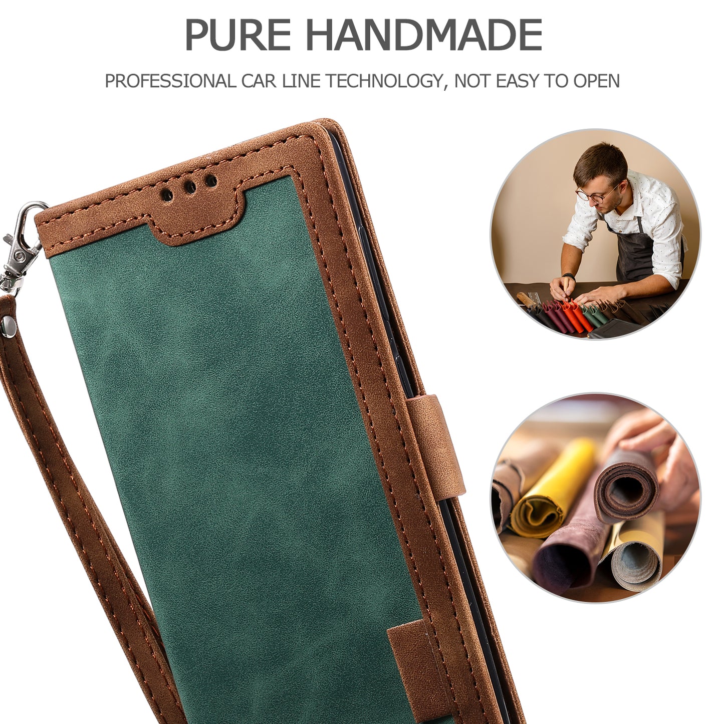 Retro Style Splicing Leather Cover Wallet Case for Xiaomi Mi 10T 5G / Mi 10T Pro 5G / Redmi K30S
