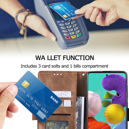 Retro Style Splicing Leather Cover Wallet Case for Xiaomi Mi 10T 5G / Mi 10T Pro 5G / Redmi K30S