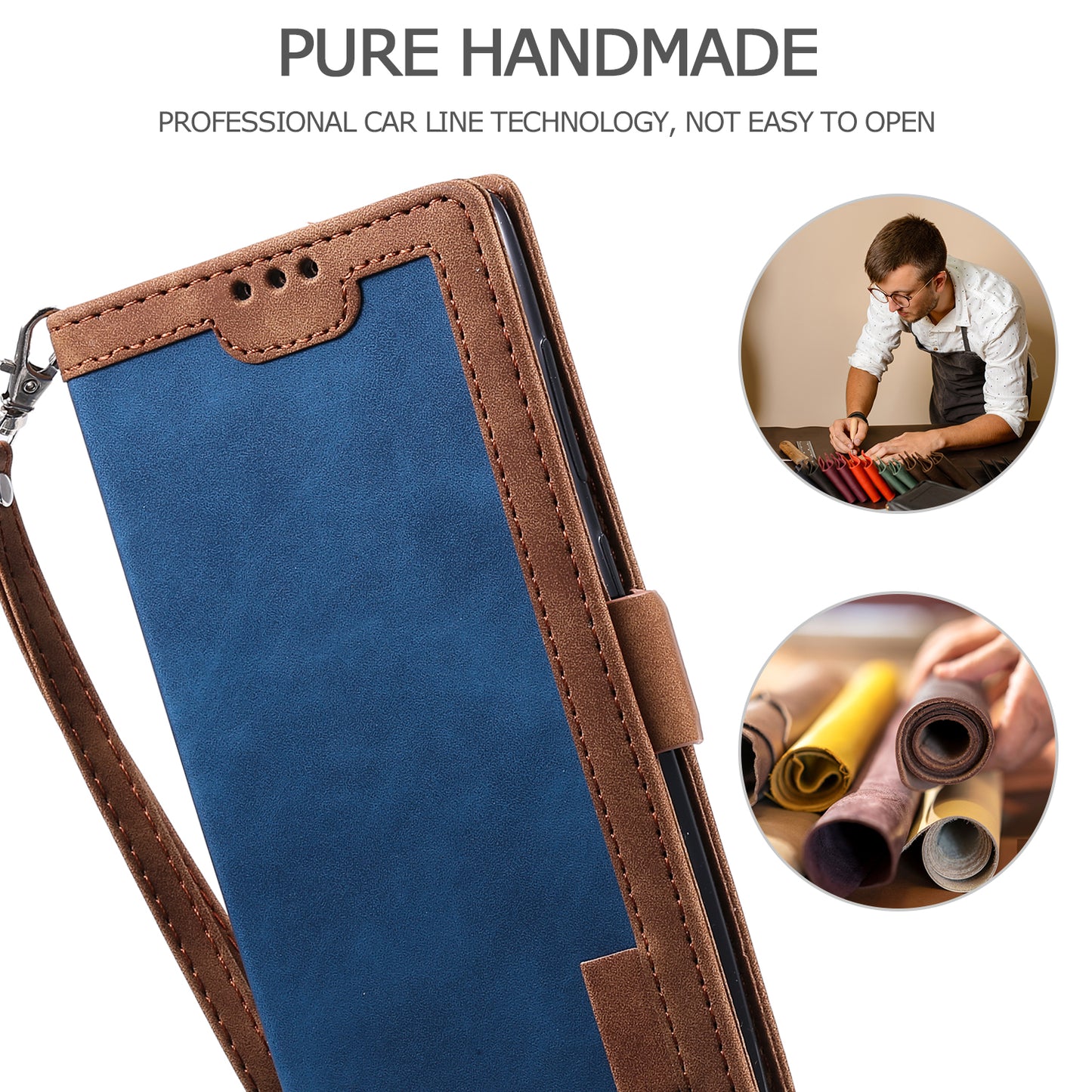 Retro Style Splicing Leather Cover Wallet Case for Xiaomi Mi 10T 5G / Mi 10T Pro 5G / Redmi K30S