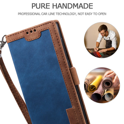 Retro Style Splicing Leather Cover Wallet Case for Xiaomi Mi 10T 5G / Mi 10T Pro 5G / Redmi K30S